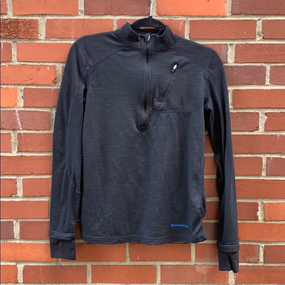 Terramar black Climasense 1/4 zip jacket- S